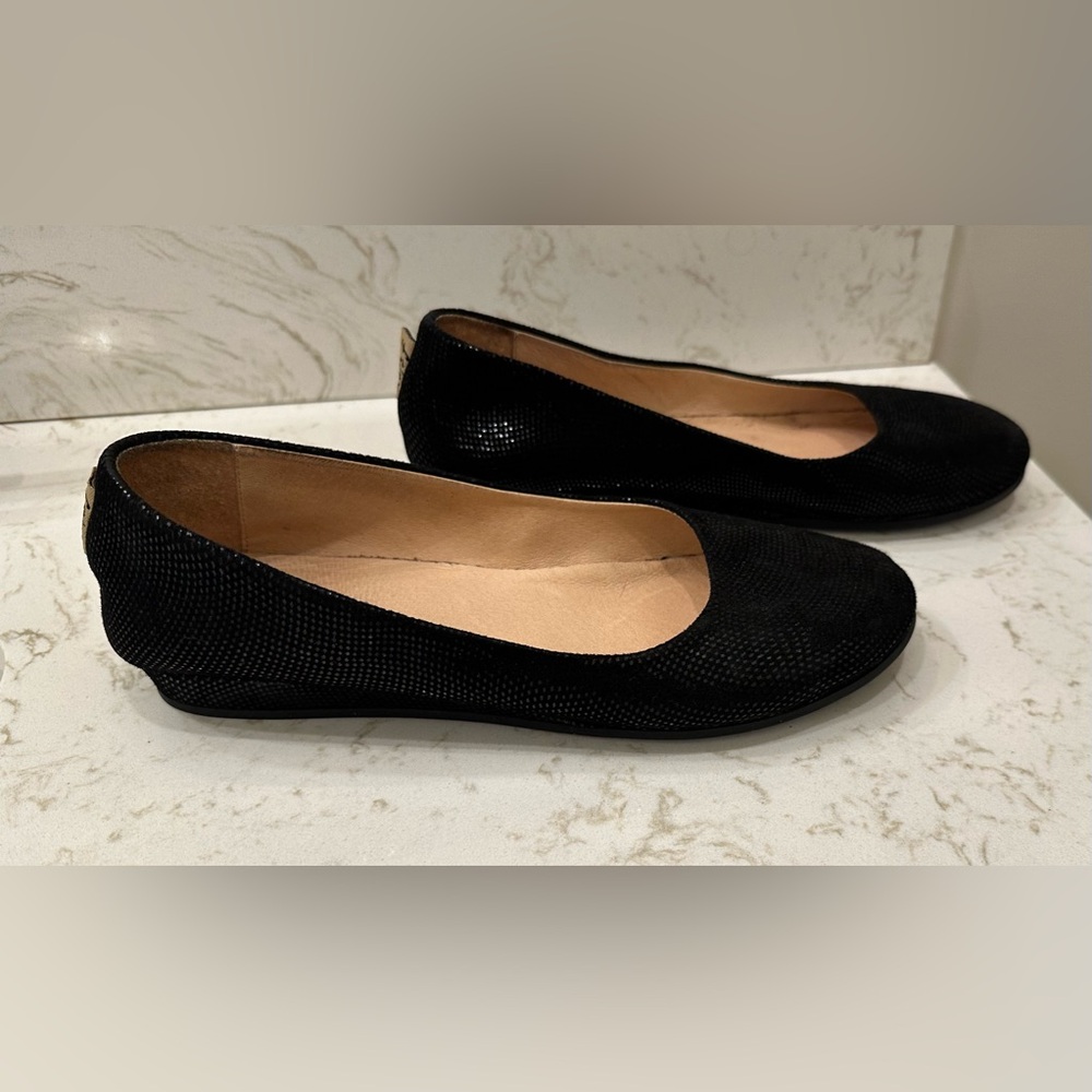 French Sole fs/ny Handmade in Italy Zeppa Black Wave 8.5 - Picture 11 of 11